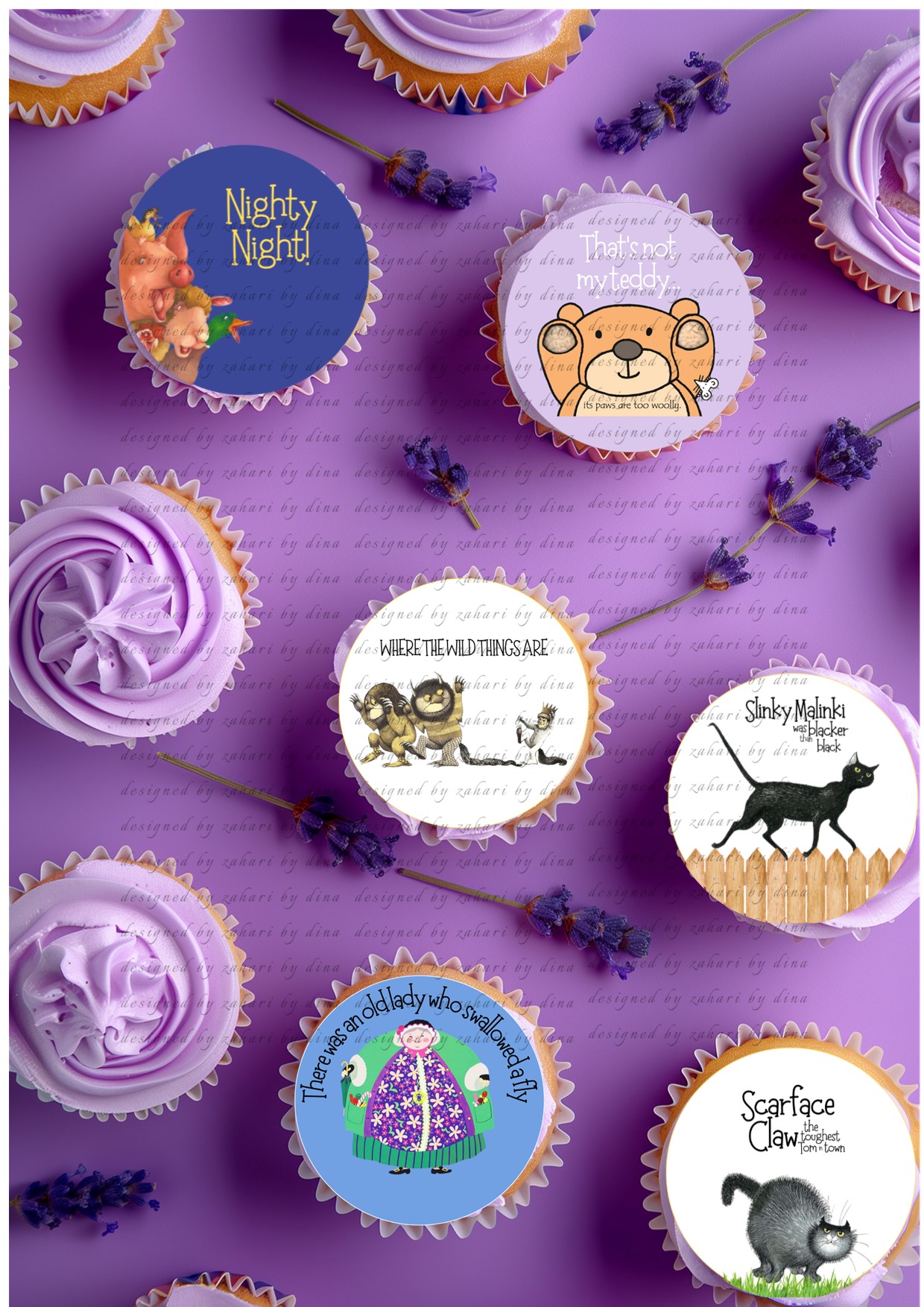 Book Week July25 Edible Icing precut rounds – My personal favorite