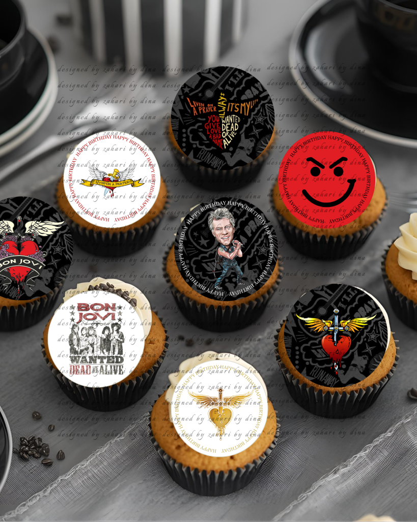 Johnson Cake Topper Jon Bon Jovi Oct25 Edible Icing Toppers Edible Icing Toppers for ...
