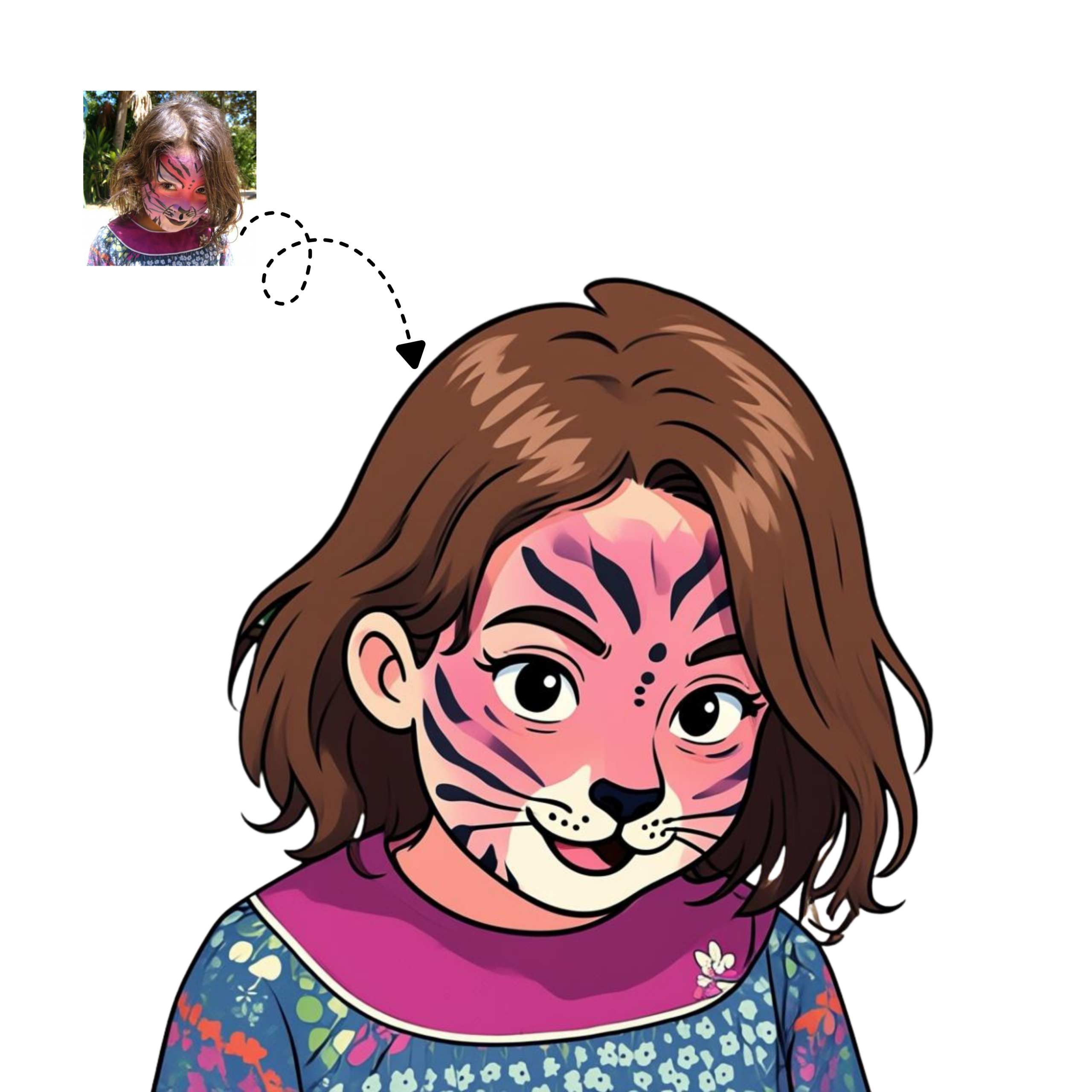 DIGITAL DESIGN FILE - A4 - Please Read Product Description - Convert Photo to Cartoon - Image 4