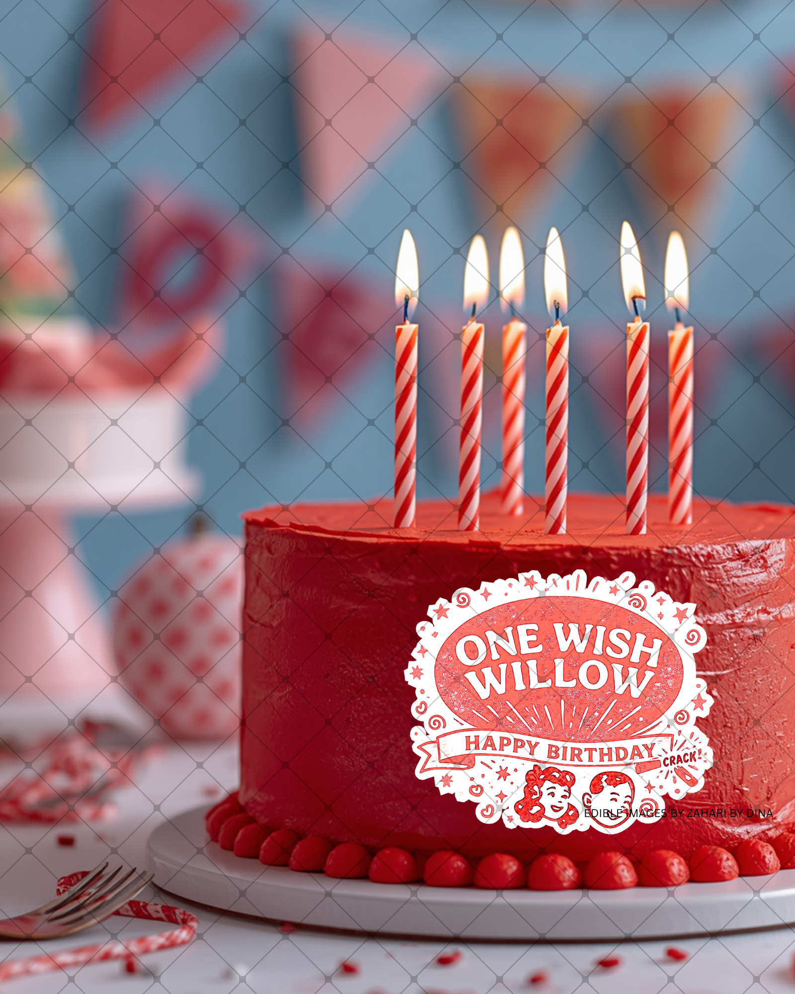 One Wish Willow Obsession Movie Logo Icing cut out – June 26- A5 Icing